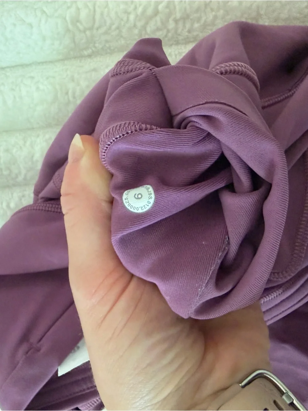 lululemon athletica Mauve crop leggings